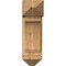 Ekena Millwork Legacy Arts and Crafts Rough Sawn Bracket w/ Offset Brace, Western Red Cedar, 8"W x 18"D x 26"H BKT0806X18X26LEC03RWR - alternate 4